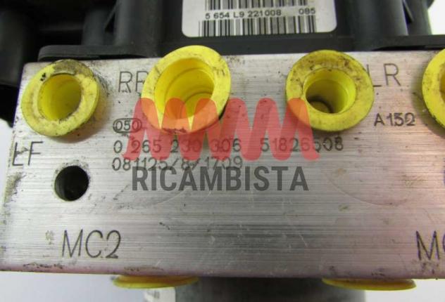 0265230306 Fiat Punto Evo centralina gruppo pompa ABS