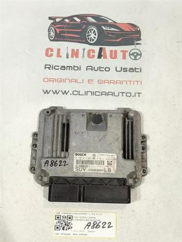 CENTRALINA MOTORE FIAT Sedici 1° Serie 51806261 0281012992 D19AA diesel 1910 (0609)