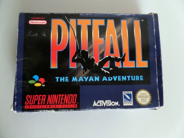 Scatola originale gioco PITFALL ORIGINALE per SNES - Foto 4