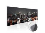 Quadro Con Vetro Acrilico New York Cm.120x40 O 135x45