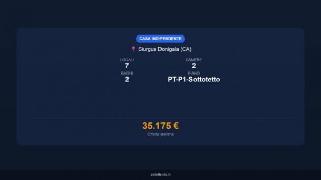 Immobile in asta di 150 m² in vendita a Siurgus Donigala - Foto 15