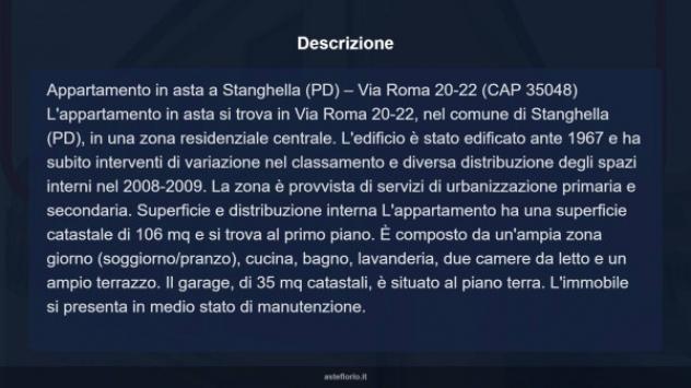 Immobile in asta di 106 m², box auto in vendita a Stanghella - Foto 12