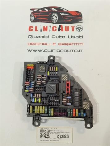 SCATOLA PORTA FUSIBILI BMW X3 2° Serie 9315152 -01 9315151 -02 N47D20C diesel 1995 (10)