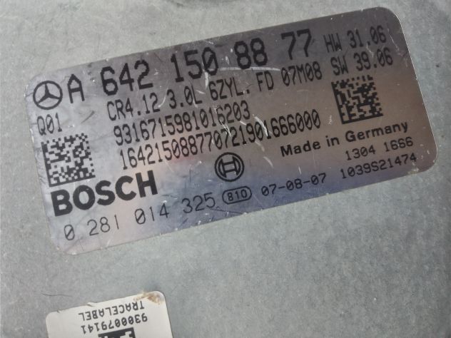 Mercedes E320 3.0CDI 0281014325 CR4.12 EDC16CP31 W211 1037387855 1037376616 #2 - Foto 5