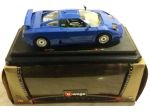 Modellino Burago Made In Italy Bugatti 11gb (1991)scala 1:24 con scatola nuovo