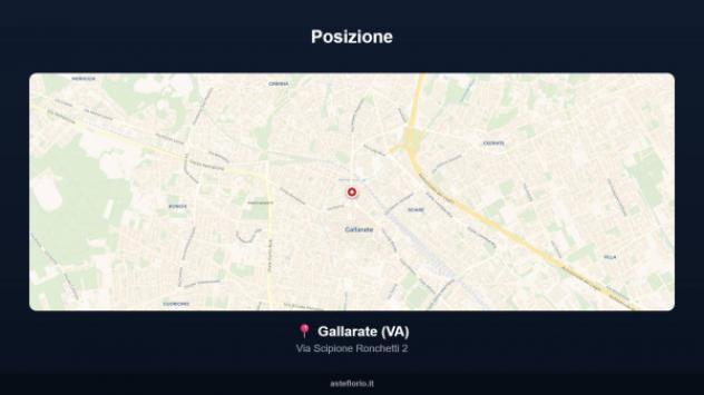 Immobile in asta di 157 m² con più di 5 locali e box auto in vendita a Gallarate - Foto 15