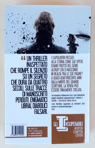 Il libro segreto di Shakespeare di John Underwood Ed.Newton Compton Editori,2013 - Foto 2