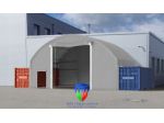Coperture mobili su Containers 10 x 6 x 6,2 con aperture a fisarmonica
