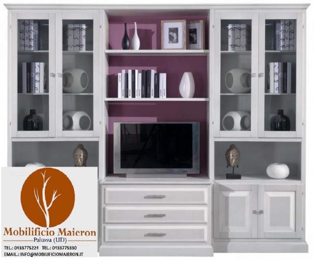 Arredi Classici In Legno : Libreria cod 980 Color Laccato Affare