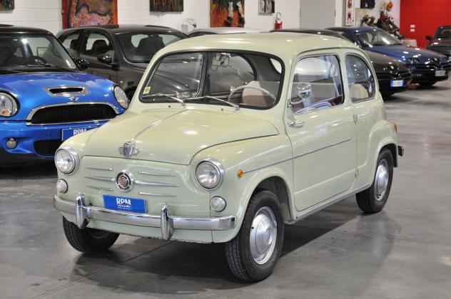 Fiat 600 tipo 100 633cc targhe nere ottima - Foto 3