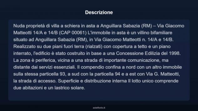 Immobile in asta di 107 m² con più di 5 locali in vendita a Anguillara Sabazia - Foto 12