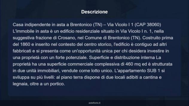 Immobile in asta di 460 m² con più di 5 locali in vendita a Brentonico - Foto 16