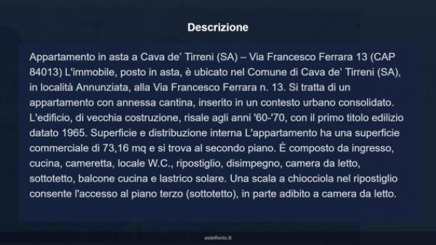 Immobile in asta di 96 m² in vendita a Cava de' Tirreni - Foto 13