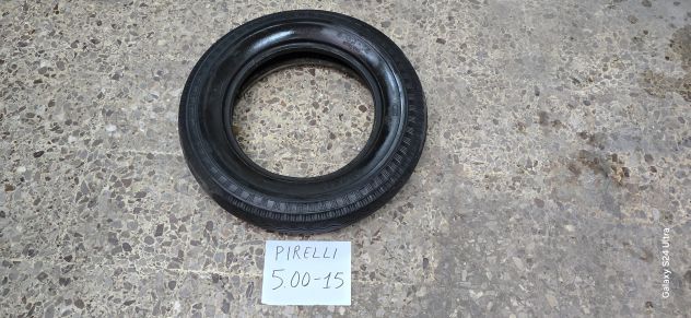 PNEUMATICO AUTO D’EPOCA VINTAGE PIRELLI MISURA 5.00 - 15