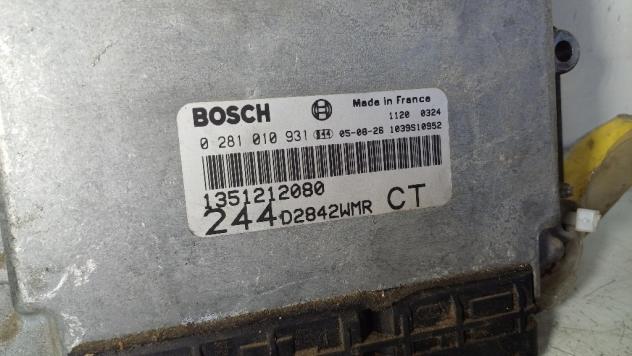 CENTRALINA MOTORE FIAT Ducato 4° Serie 0281010931/1351212080 814043S diesel 2799 (0206) - Foto 2