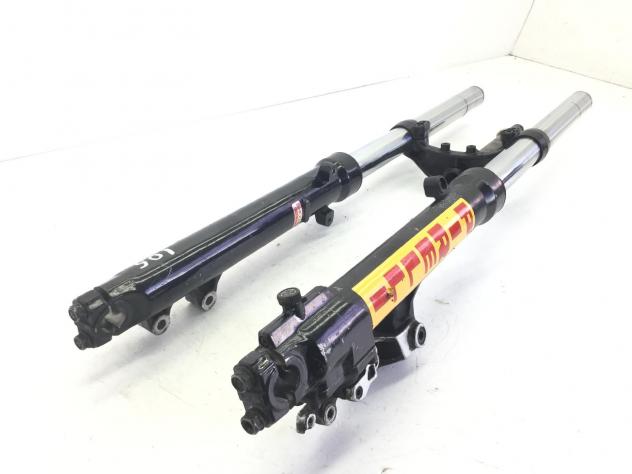 HONDA VF 1000 F 998 FORCELLA FODERI STELI E PIASTRA INFERIORE 1987 2100066 - Foto 5