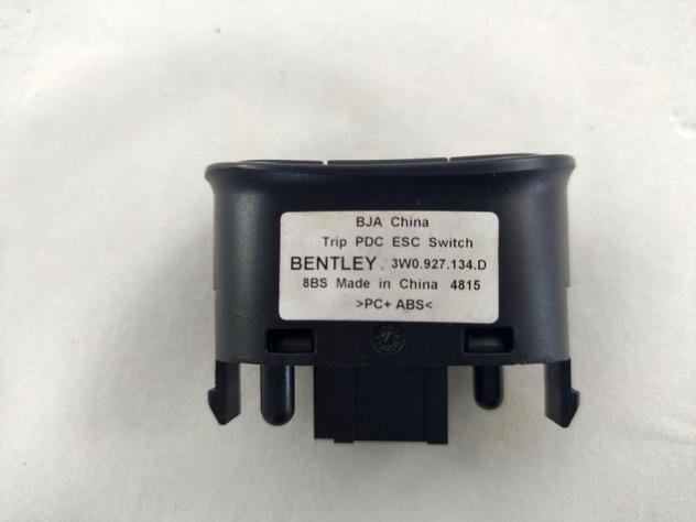 3W0927134D COMANDO INTERRUTTORE ESP CONTROLLO DI STABILITÀ OFF BENTLEY CONTINENTAL GT 4.0 B 388KW 4X4 AUT 2P (2016) RICAMBIO USATO - Foto 3