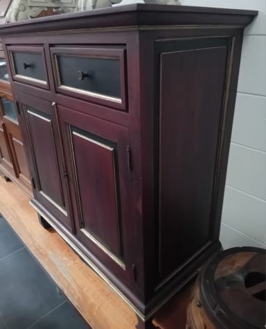 VENDO MOBILE CREDENZA di ANTIQUARIATO SHABBY CHIC DIPINTA e LACCATA - Foto 3