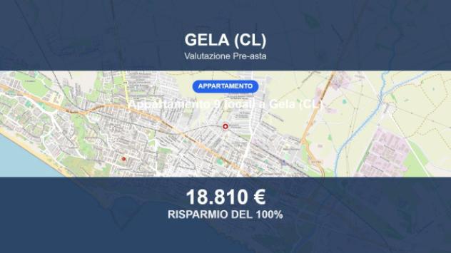 Immobile in asta di 185 m² con più di 5 locali in vendita a Gela