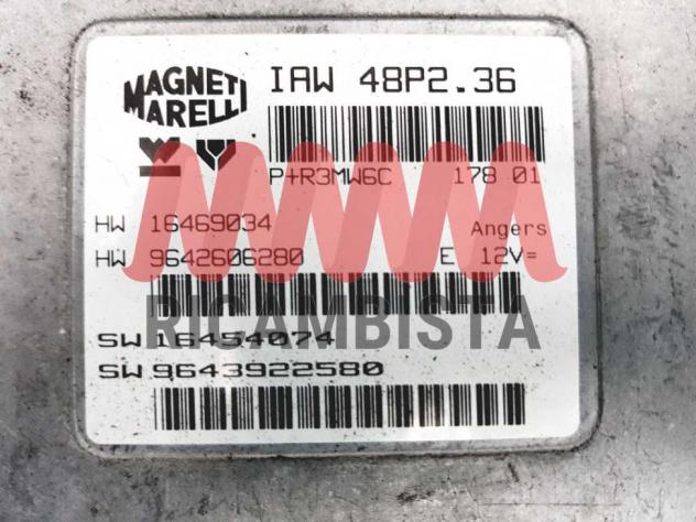 IAW48P2.32 9643922580 Citroen C5 2.0 centralina motore Magneti Marelli - Foto 2