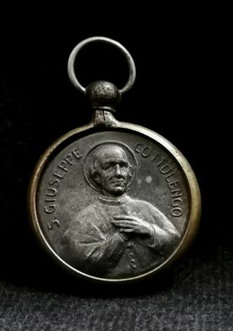 ANTICA AUTENTICA RELIQUIA A MEDAGLIA DI SAN GIUSEPPE COTTOLENGO. - Foto 8