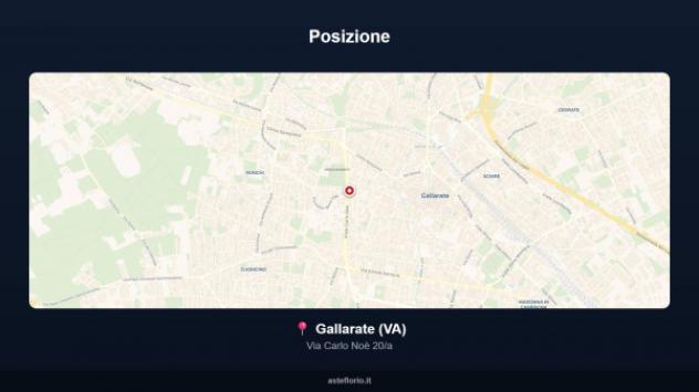 Immobile in asta di 153 m² con più di 5 locali e box auto in vendita a Gallarate - Foto 16