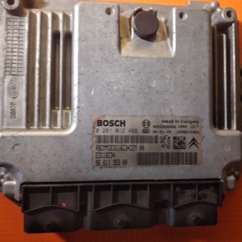 CENTRALINA MOTORE CITROEN PEUGEOT 1,6 HDI BOSCH 0281012466 EDC16C34
