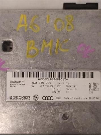 MODULO INTERFACCIA MULTIMEDIALE AUDI A6 Avant Serie C6 (4F5) 4E0035729 (0412) - Foto 2