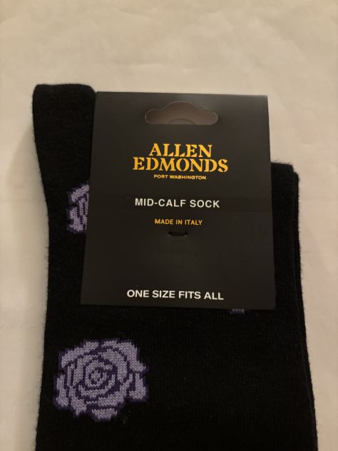 CALZE NUOVE DA DONNA IN COTONE FIRMATE ORIGINALI ALLEN EDMONDS,MADE IN ITALY - Foto 4