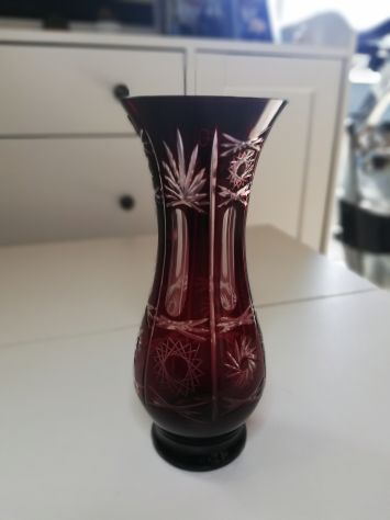 Vaso Vintage in cristallo di Boemia - Foto 5
