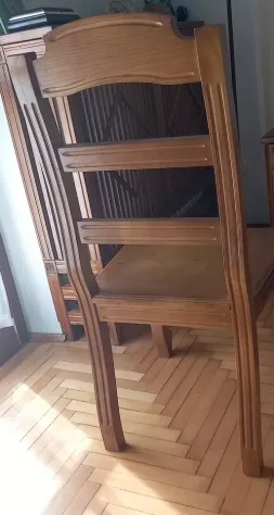 Vendo sedia/sedia artigianali lavorate e in legno massiccio - Foto 3