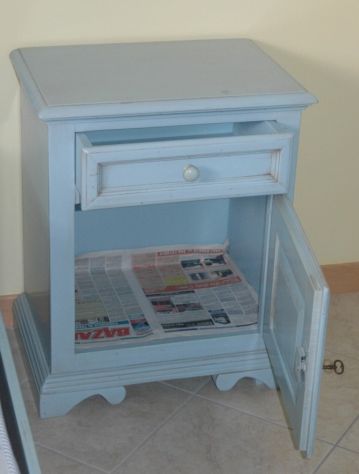 Cameretta singola, in legno massiccio con disegni dipinti - Foto 3