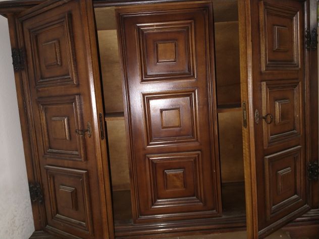 Mobiletto Servante in legno massello lavorato - Foto 2