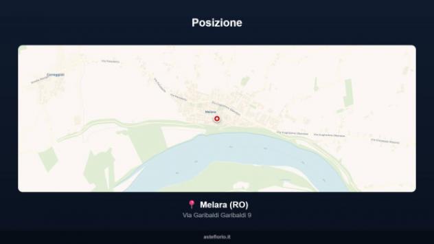 Immobile in asta di 150 m² con più di 5 locali e box auto in vendita a Melara - Foto 14