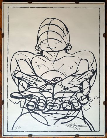Litografia e/c david alfaro siqueiros nuestra imag