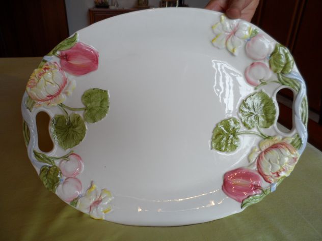 VASSOIO CON MANICI CASUAL DINING, DIPINTO A MANO