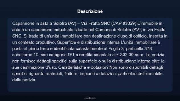 Immobile in asta di 683 m² in vendita a Solofra - Foto 6