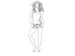 Modella ragazza per shooting a tema 50 sfumature di grigio