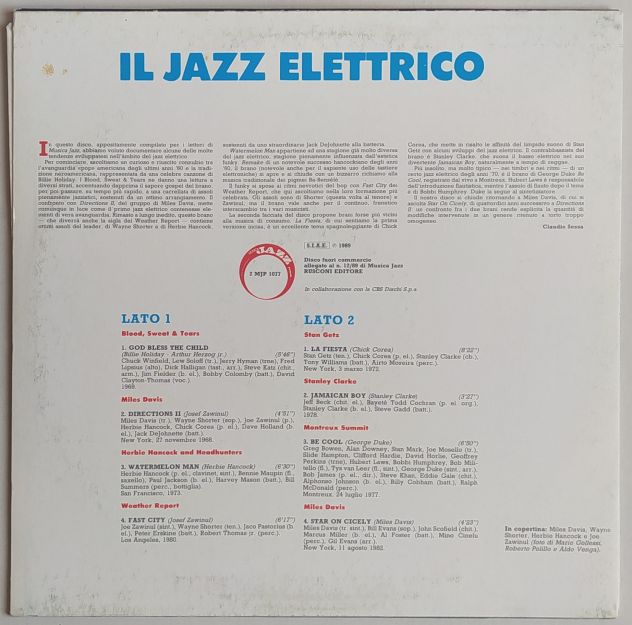 IL JAZZ ELETTRICO -Autori Vari- Ed Rusconi Musica Jazz-LP 1989 - Foto 2
