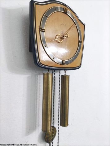 176245 Antico orologio da parete a due pesi - Foto 3