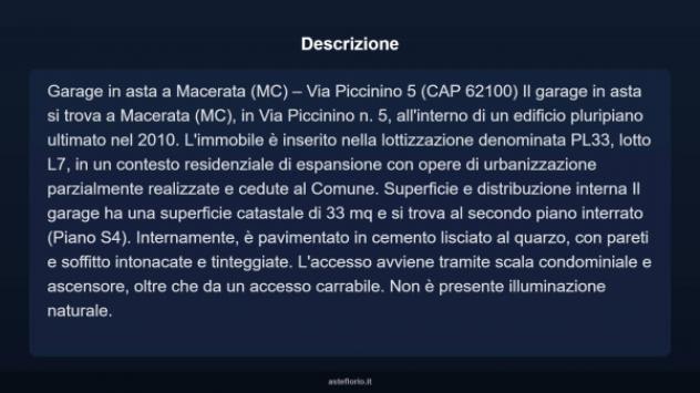 Immobile in asta di 33 m² in vendita a Macerata - Foto 8