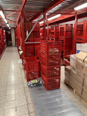 Soppalco usato per merce industriale