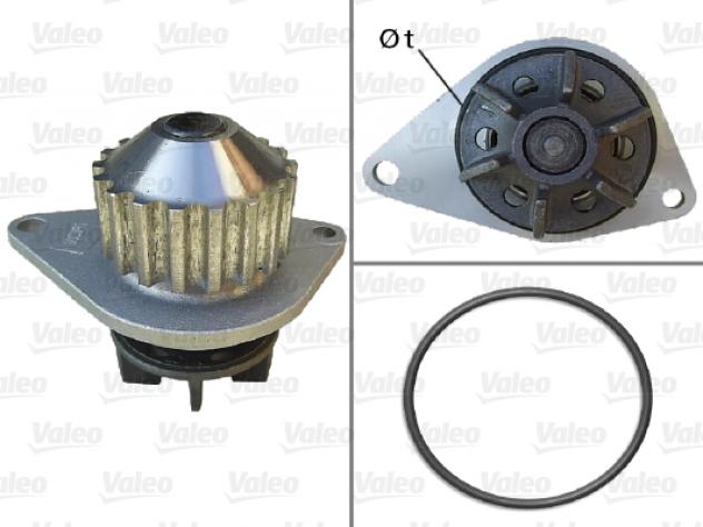 Valeo Pa Peu 106,206,307 Ci C2,C3,Ber,Xara 506704
