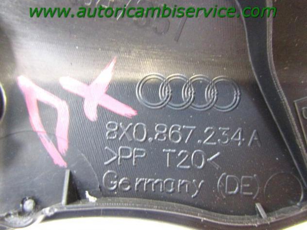 8X0867234A RIVESTIMENTO MONTANTE ANTERIORE LATO DESTRO AUDI A1 1.2 B 63KW 5M 5P (2014) RICAMBIO USATO - Foto 2