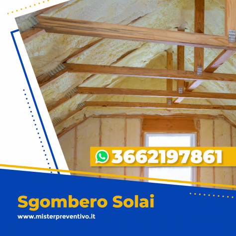 Sgombero Solai Lecco - Veloci e Professionali