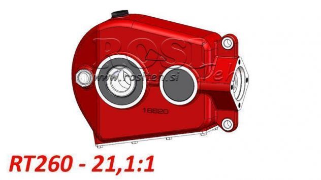 -RIDUTTORE - MOLTIPLICATORE RT260 PER MOTORE IDRAULICO