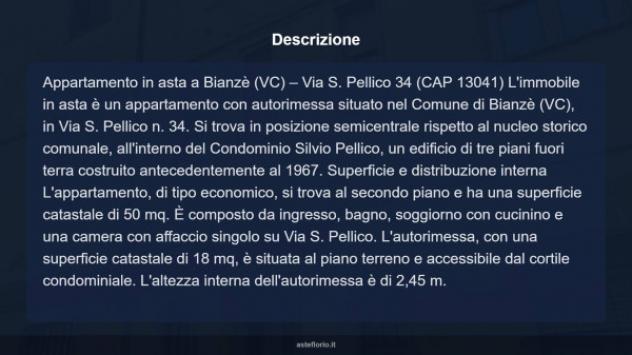 Immobile in asta di 50 m², box auto in vendita a Bianzè - Foto 9