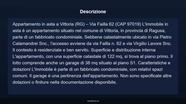 Immobile in asta di 122 m², box auto in vendita a Vittoria - Foto 4
