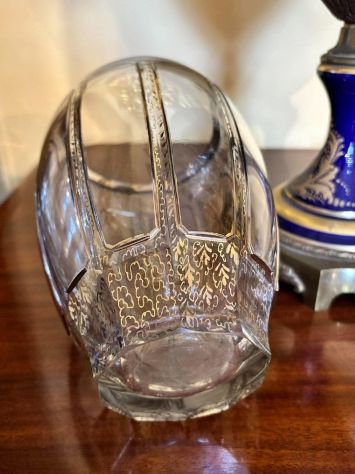 Vaso in cristallo molato Art Déco prima metà del 900 - Foto 5