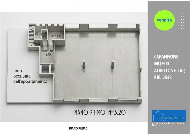 2548 - Capannone 900 mq ad Albettone (VI) Rif. 2548 - Foto 16